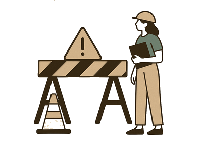Under construction illustration